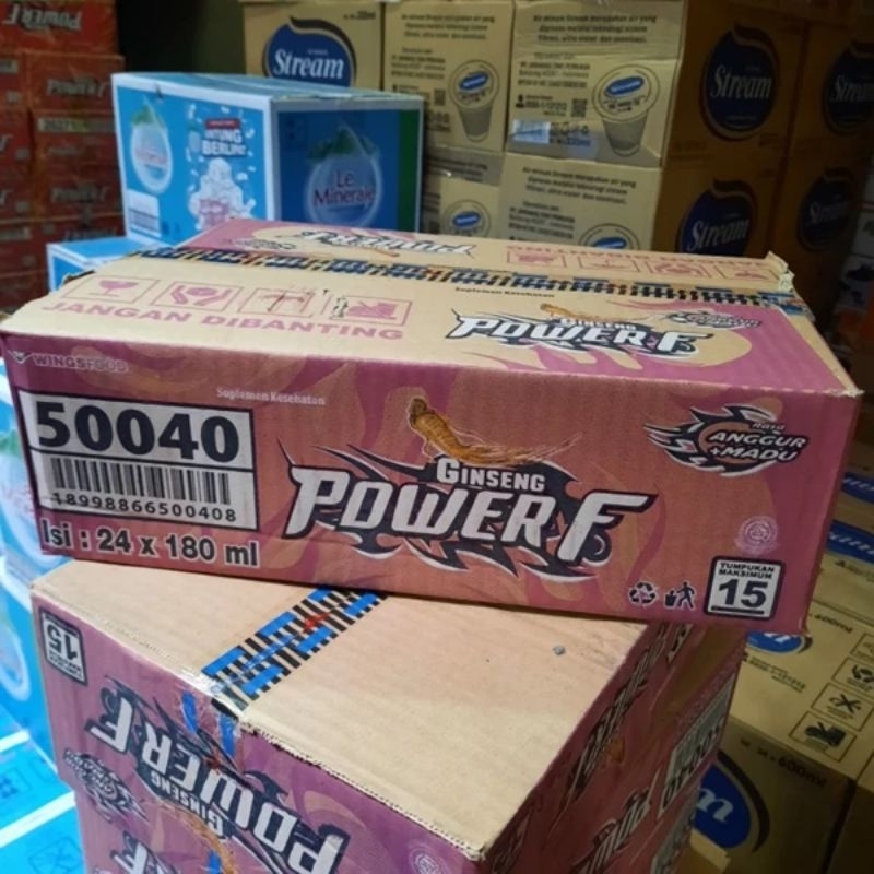 

POWER F ISI 24 CUPS / KHUSUS KIRIM INSTAN / MINUMAN KEMASAN / MINUMAN INSTAN