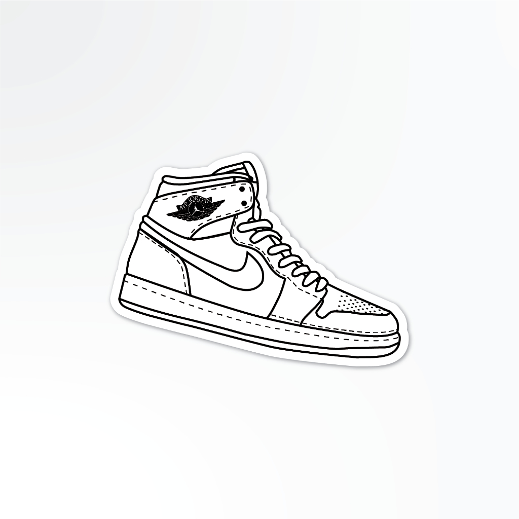 

STICKER STIKER AIR JORDAN SHOES LAPTOP HANDPHONE HP HELM TUMBLER