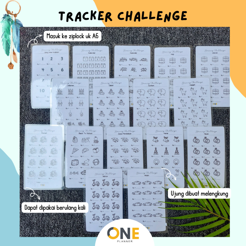 

TRACKER CHALLENGE LAMINATING I Masuk ke ziplock A6