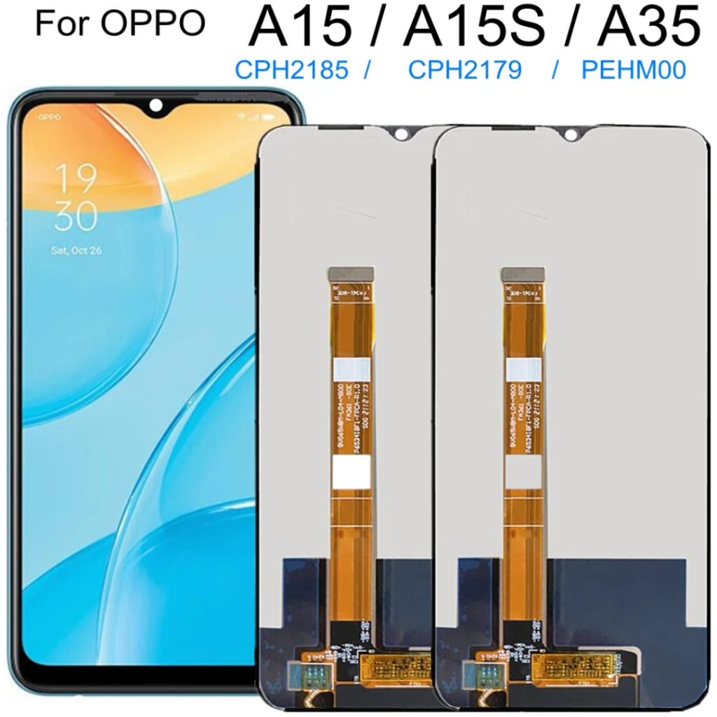 LCD TOUCHSCREEN OPPO A15 - A15S - A16K - A16E - A35 - NARZO 20 -A5 2020-A9 2020-F5-A37 TS FULLSET