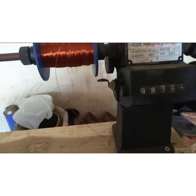 Mesin alat counter gulung kawat dinamo trafo