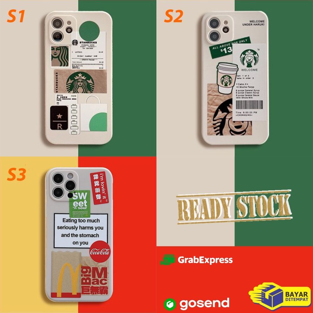 Case Hp Samsung A32 5G Casing Softcase TPU Starbucks X MCD Matte
