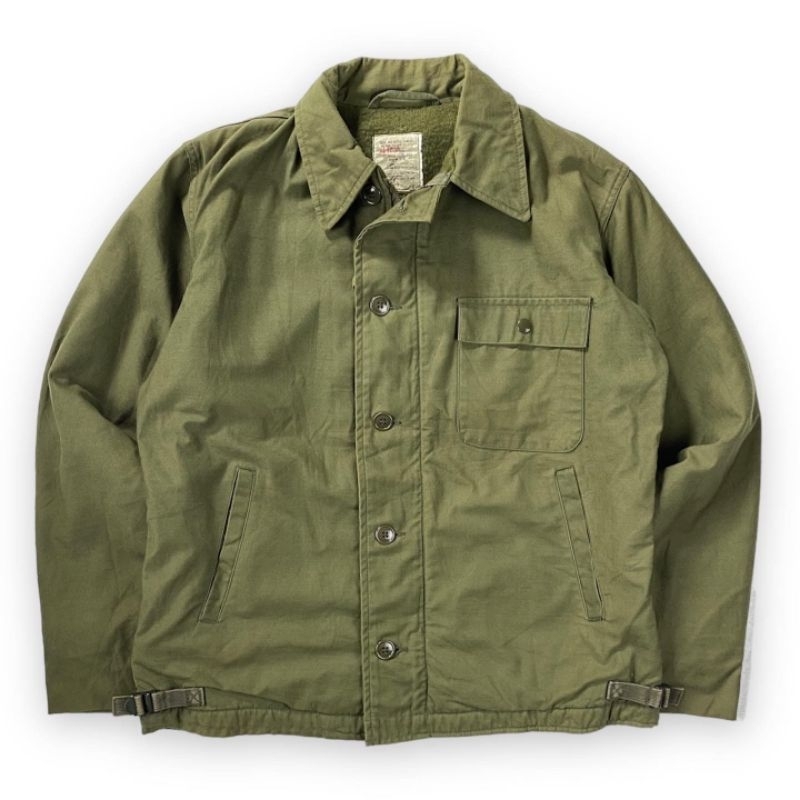 Vintage 80’s USNAVY A2 deck jacket