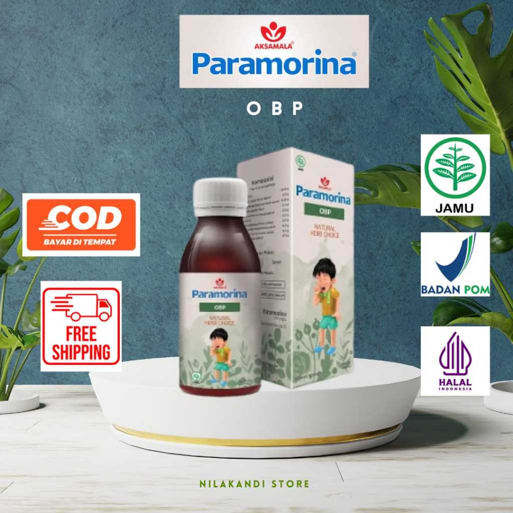 

Obat Batuk Pilek Herbal Anak Paramorina OBP ASLI 100ML