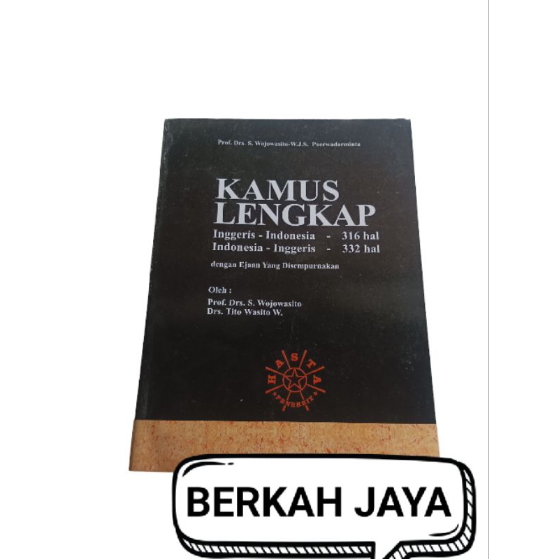 

KAMUS LENGKAP (INGGRIS-INDONESIA INDONESIA-INGGRIS)