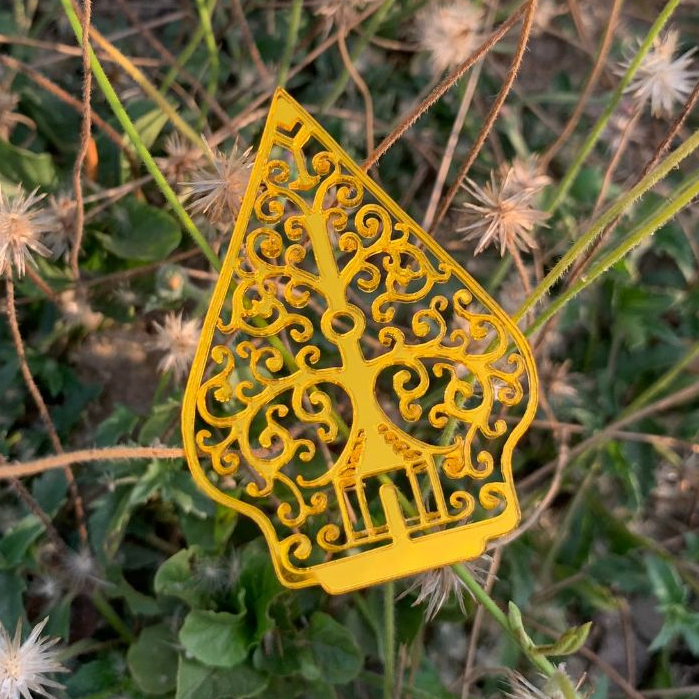 Gunungan Wayang Akrilik Dekorasi Mahar Akrilik