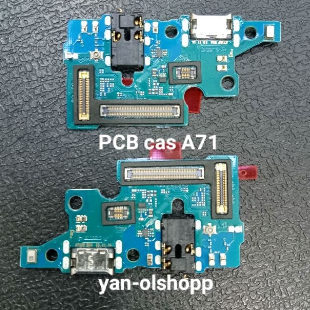 Papan PCB cas connector Charger Samsung A71 ORI