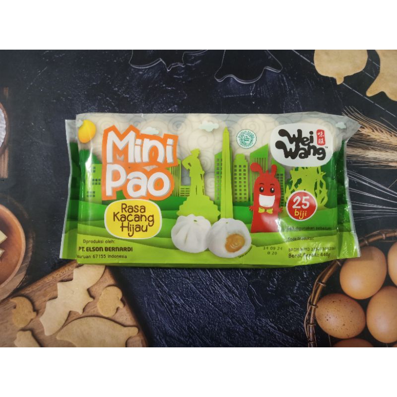 

Weiwang Minipao Kacang Hijau isi 25