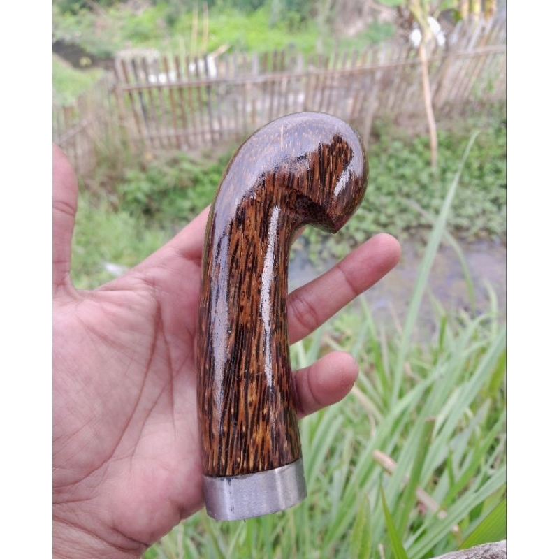 GAGANG GOLOK JENGKOLAN KAYU AREN