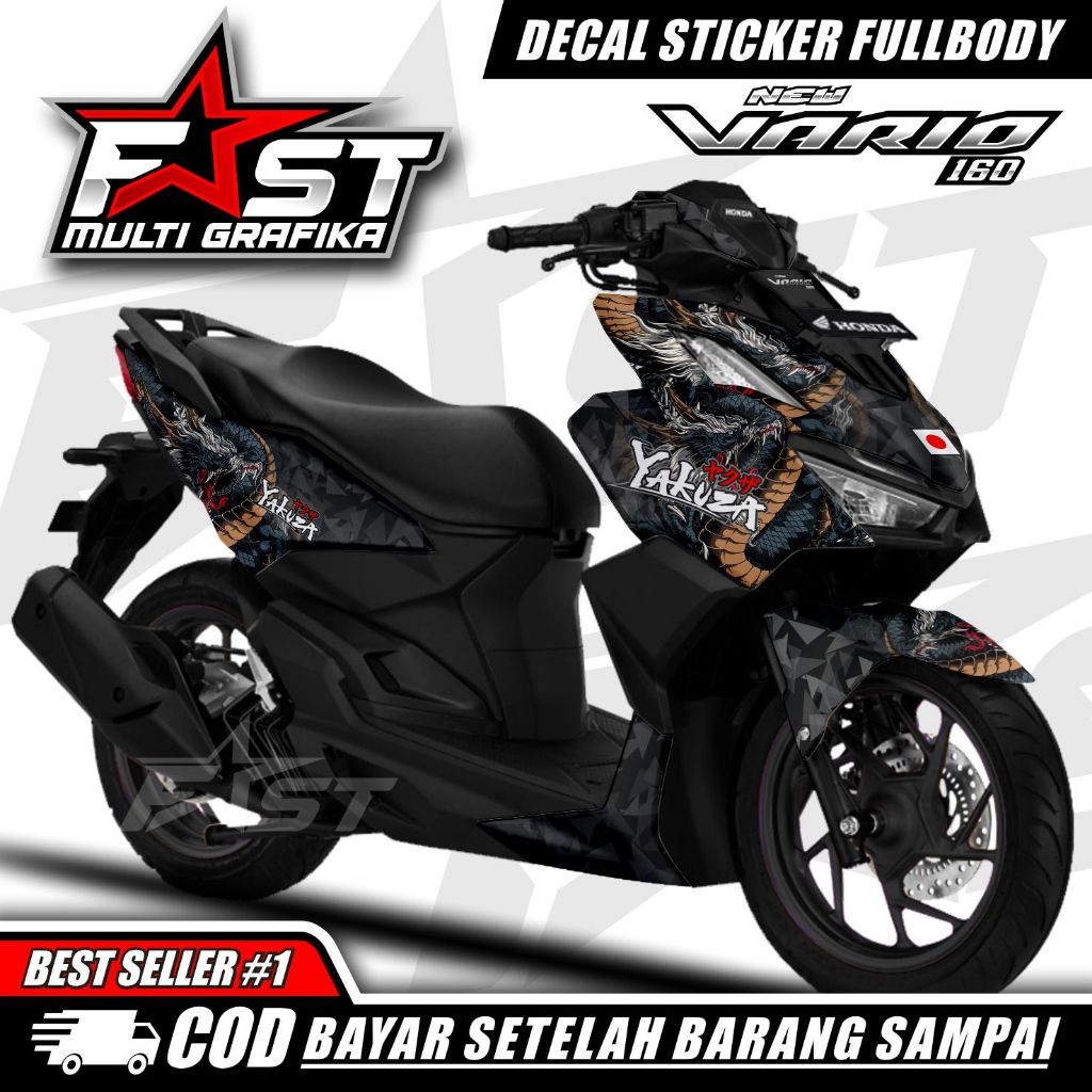 (COD) decal vario new 160 2022 stiker striping vario 160 stiker fullbody honda vario 160 stiker deca
