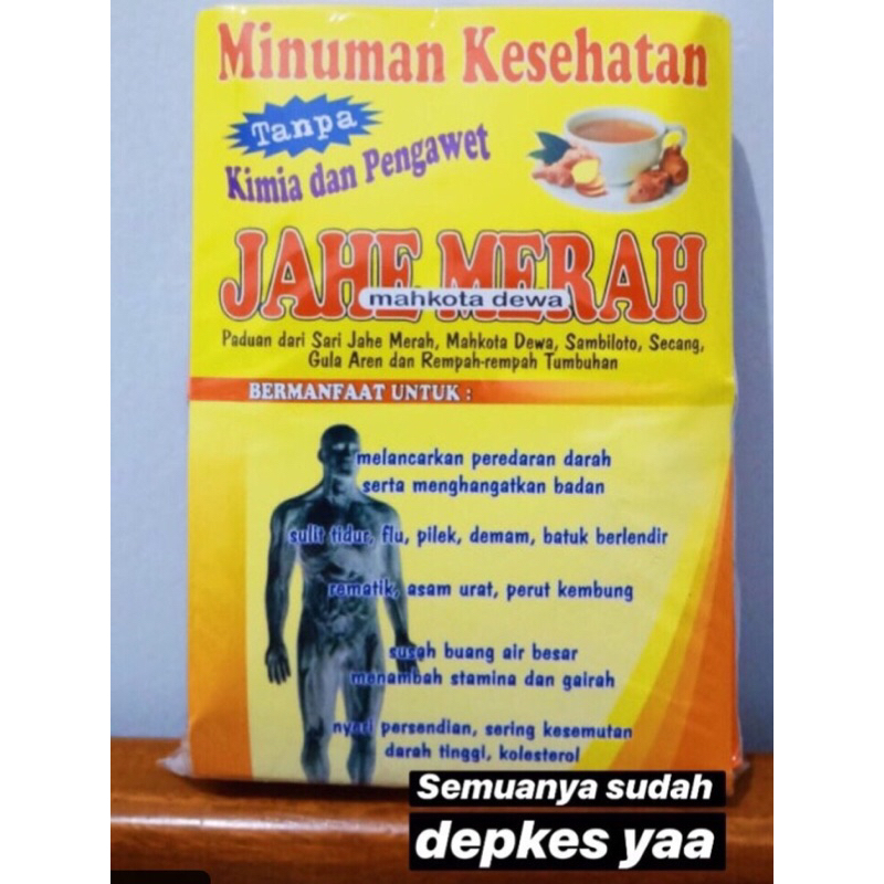 

Jahe merah makhota dewa