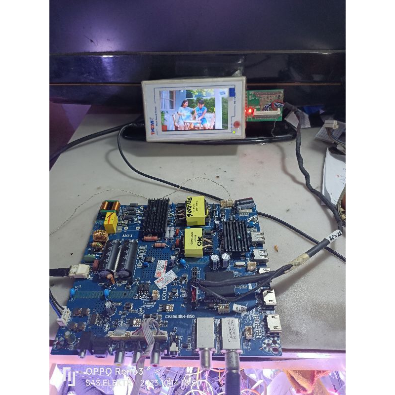 MB MOTHERBOARD MAINBOARD MESIN TV LED POLYTRON 40 INCH PLD40TS156 PLD-40TS156