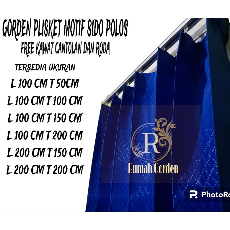 gorden plisket polos kawat cantolan