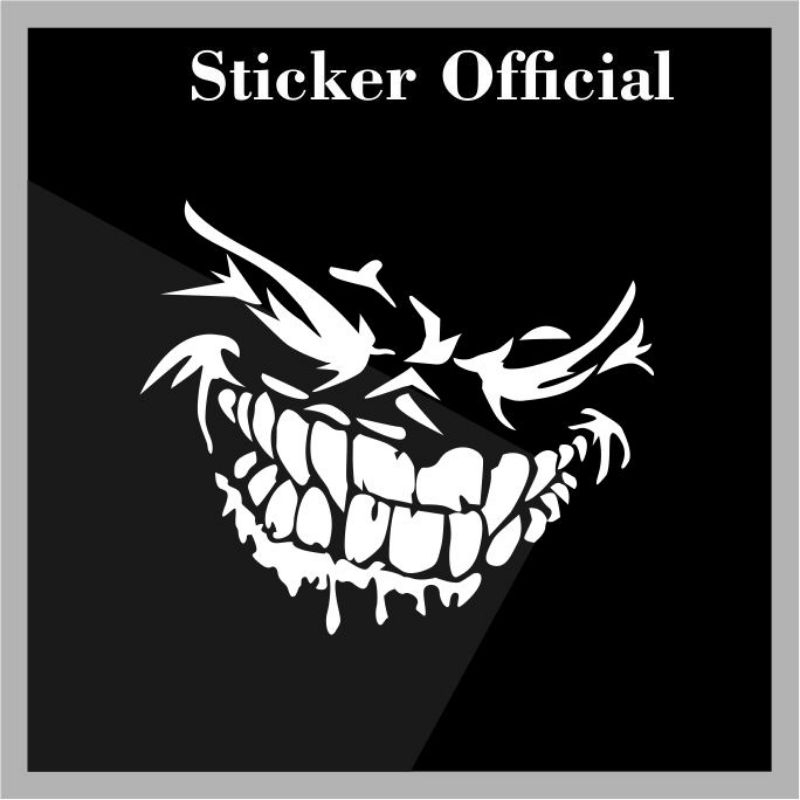 

Sticker moster, stocker tengkorak disain kita ubah