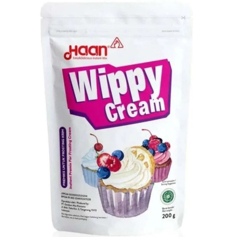 

HAAN WIPPY CREAM POUCH 200GR & 400GR