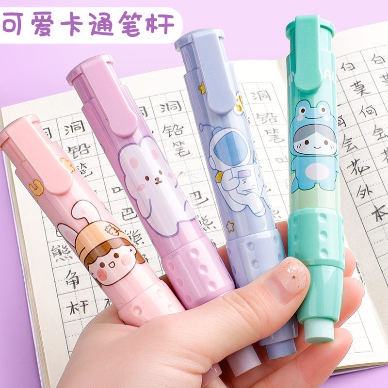 

1 Set Press The Eraser Penghapus Pensil Karet Mekanik Refill Cute Korea ST038