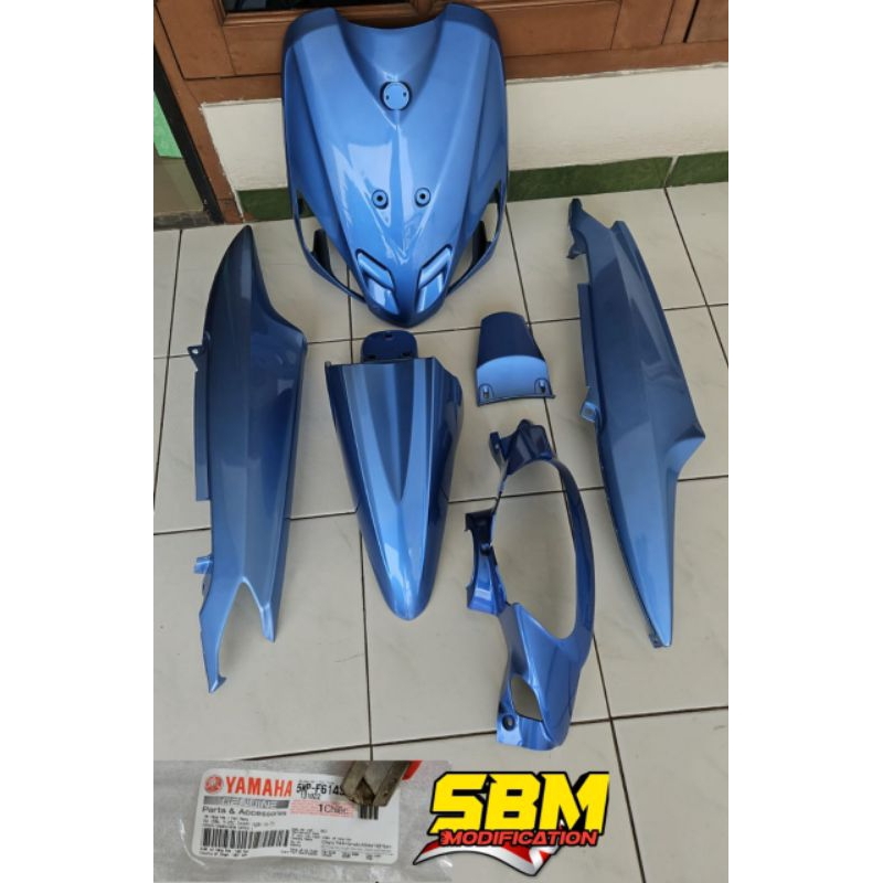 Body Halus Fullset Yamaha Mio Sporty Biru Telur Asin Original Yamaha Vietnam 5WP
