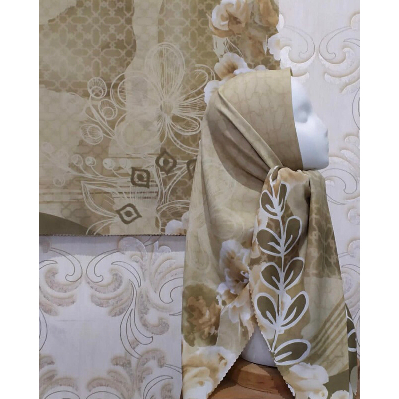 HIJAB VOAL MOTIF FB SOFT ARMY