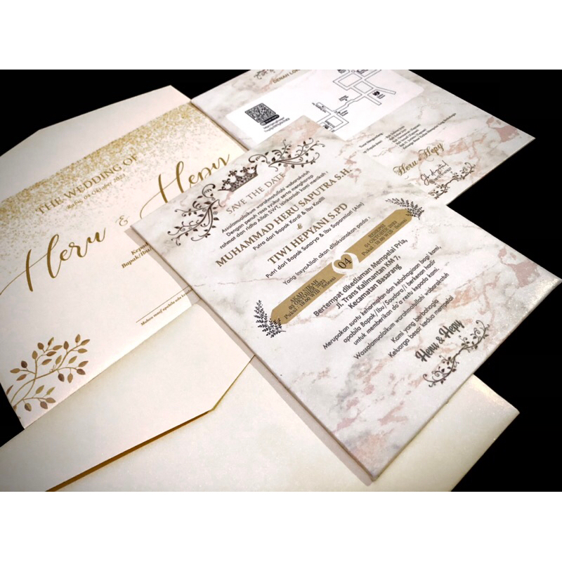 Undangan Hardcover Amplop isi