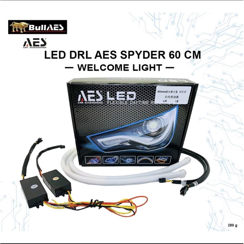 DRL ALIS AES GRADE A SENJA WELLCOME SEIN RUNNING SPYDER BIRU KUNING