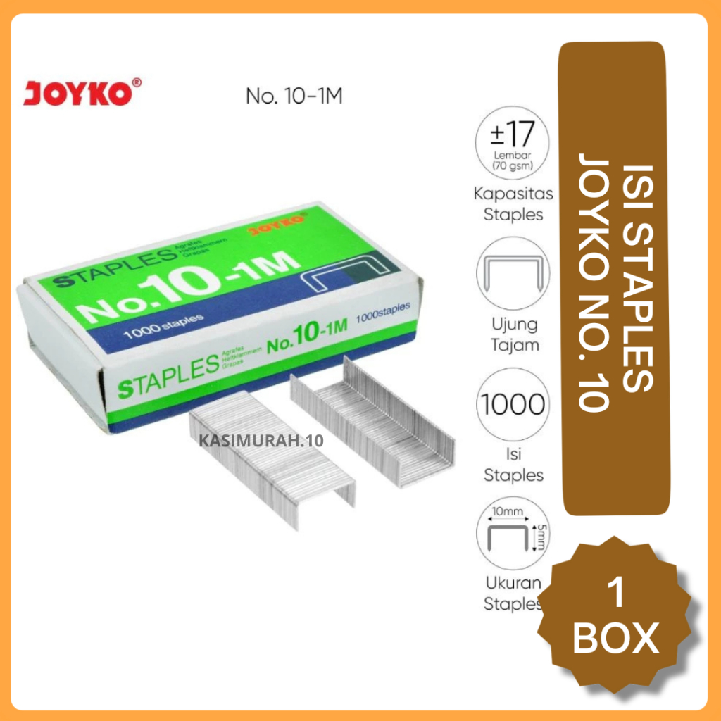 

Isi Hekter Joyko No. 10 / Stapler Joyko No. 10