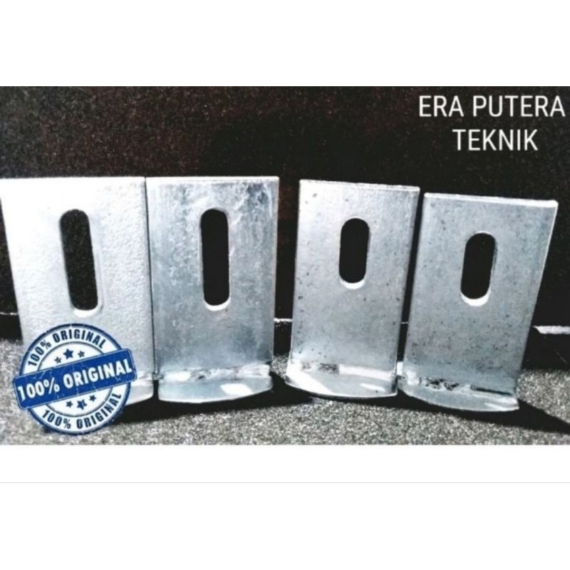 Bracket T 7cm untuk pasang kering dinding marmer dan granit