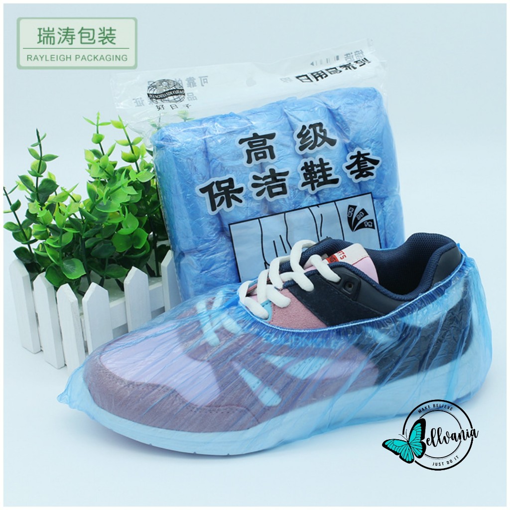 Plastik Cover Sepatu Anti Air Sarung Sepatu Hujan Pelindung Shoes