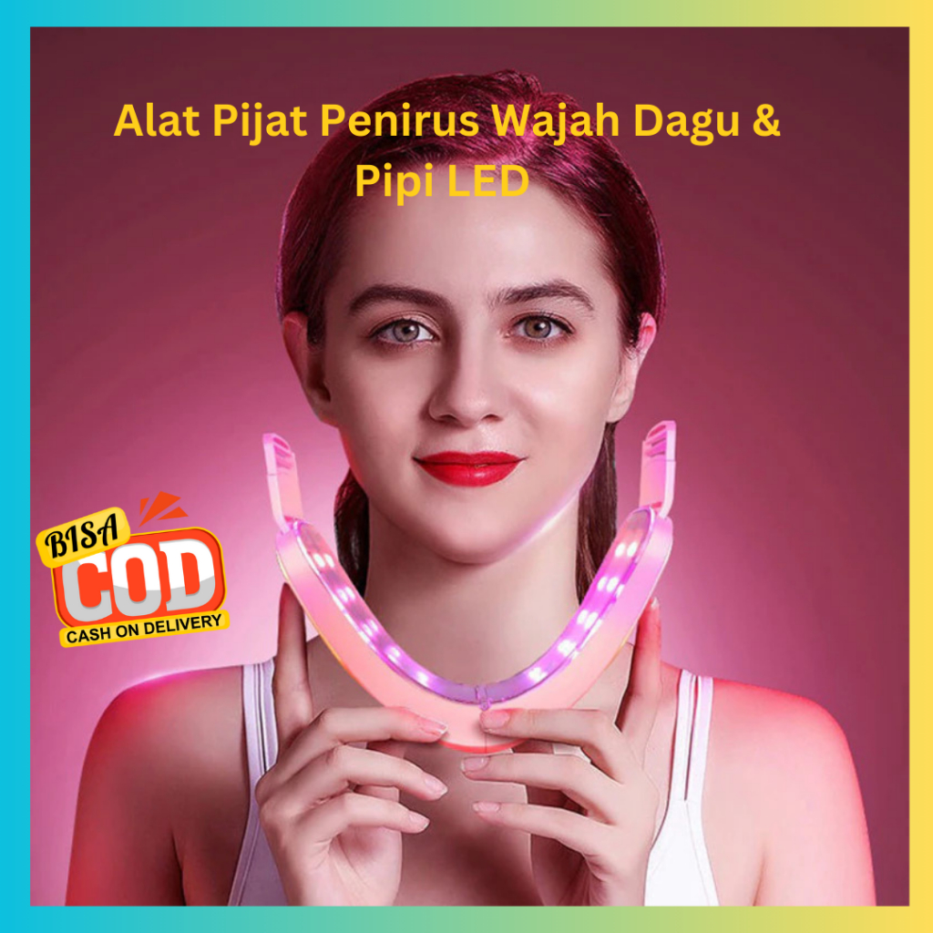 Alat Penirus Wajah Dagu & Pipi LED