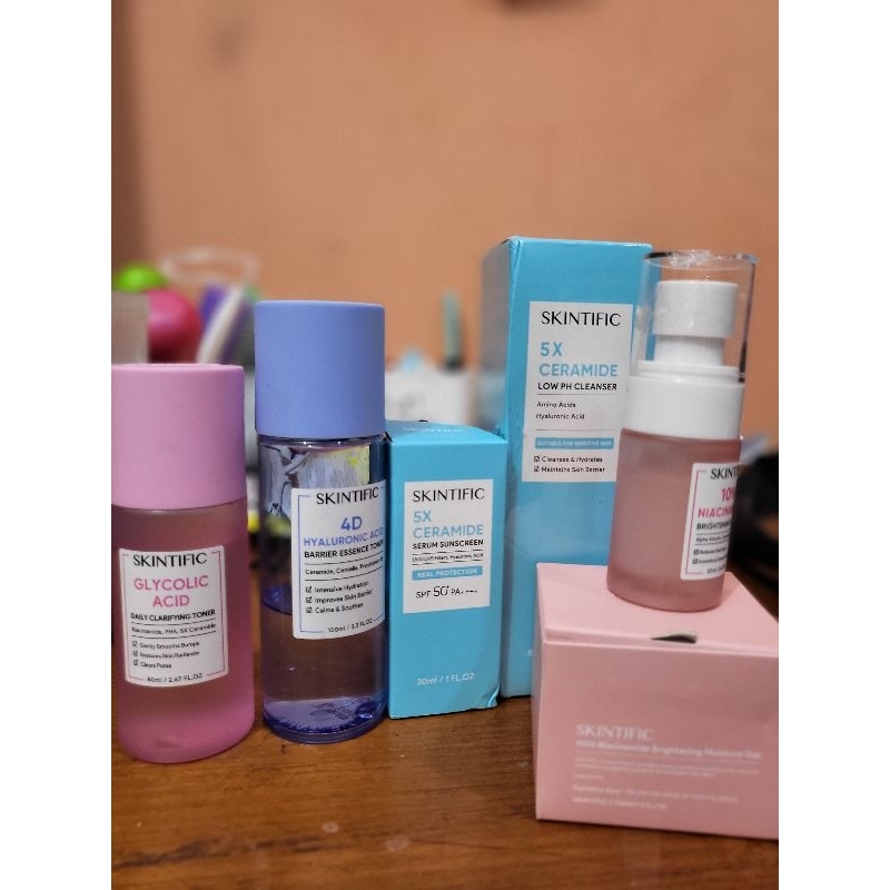 skintific glowing set