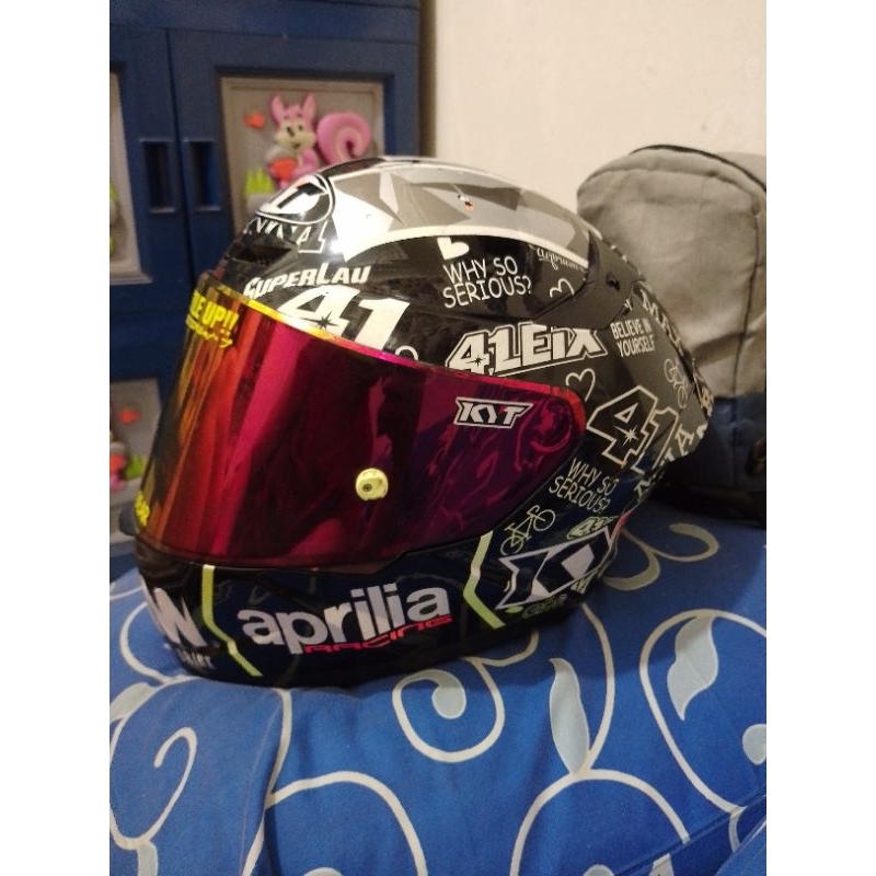 Helm Full Face KYT TTC Repaint Aleix Espargaro Size L