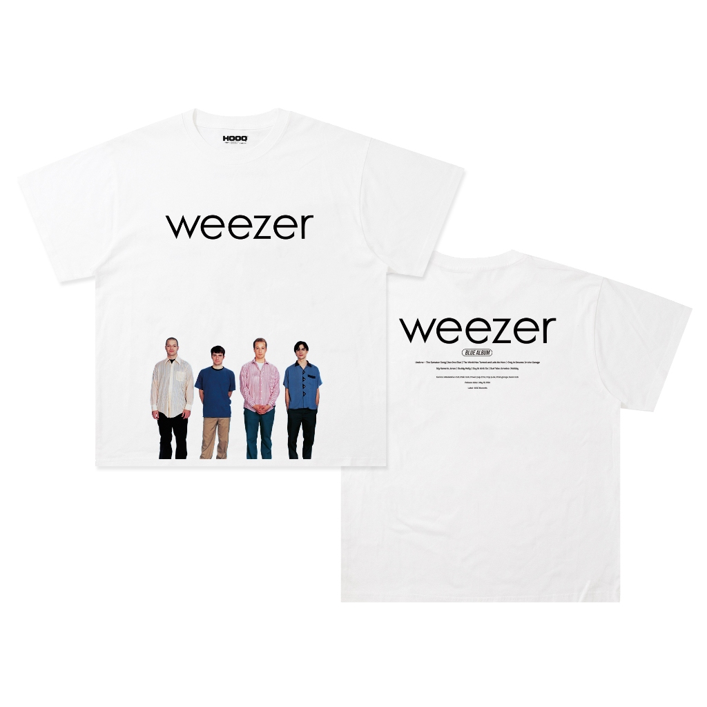 Kaos Band Weezer Blue Album - Oversize