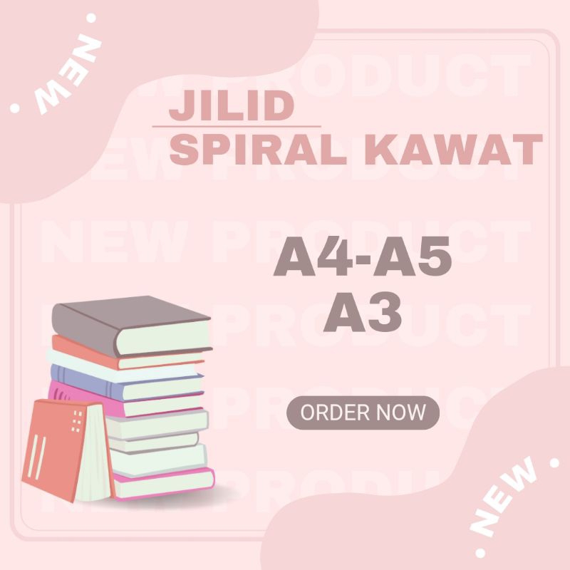 

Jasa Jilid Spiral Kawat A4 A5 A3 (termasuk mika, bufallo)