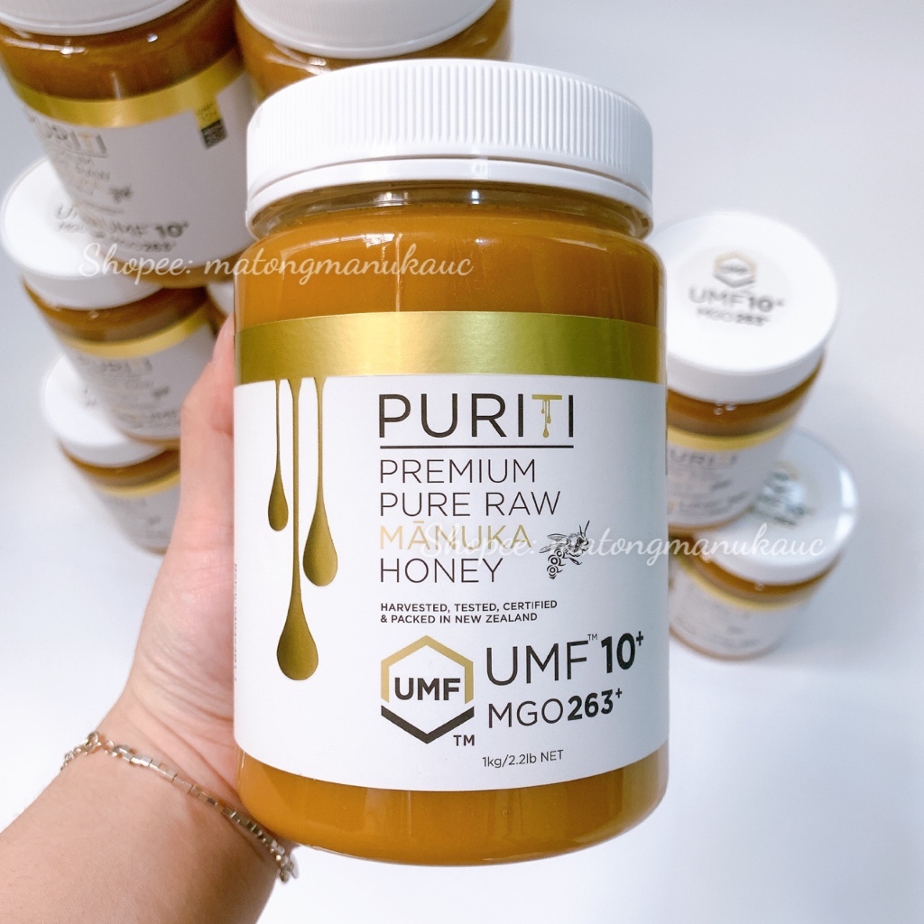 

Puriti Premium Pure Raw Manuka Honey UMF 10+ MGO 263+ 1kg