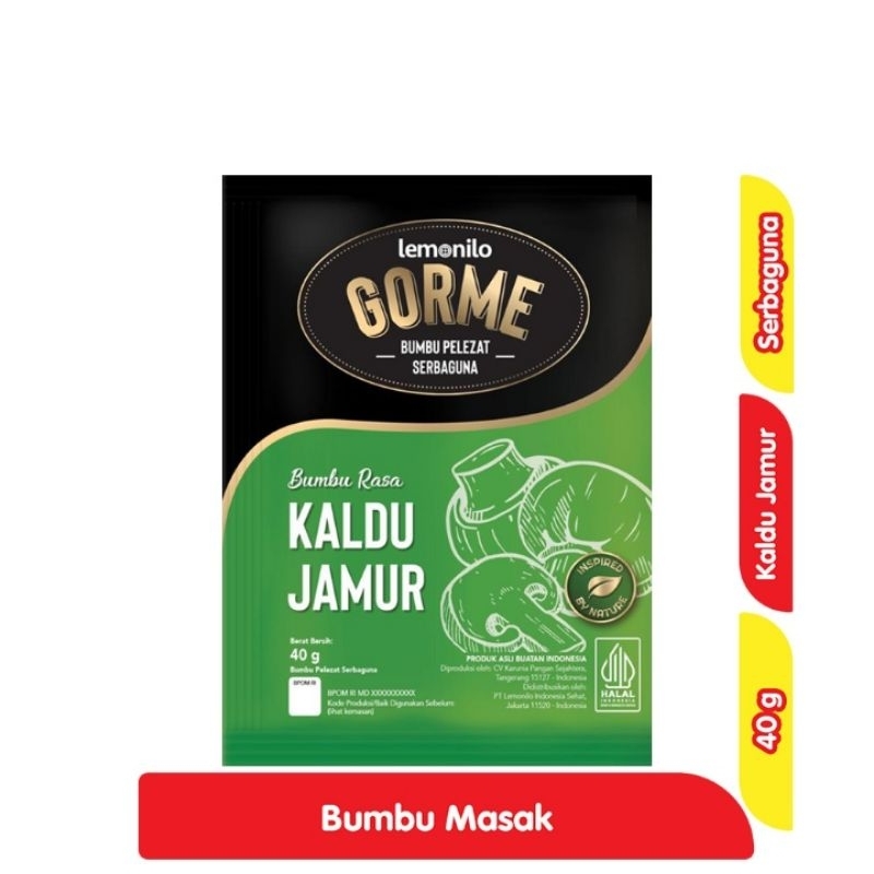

Lemonilo Gorme BumbuRasa Kaldu Jamur 40g