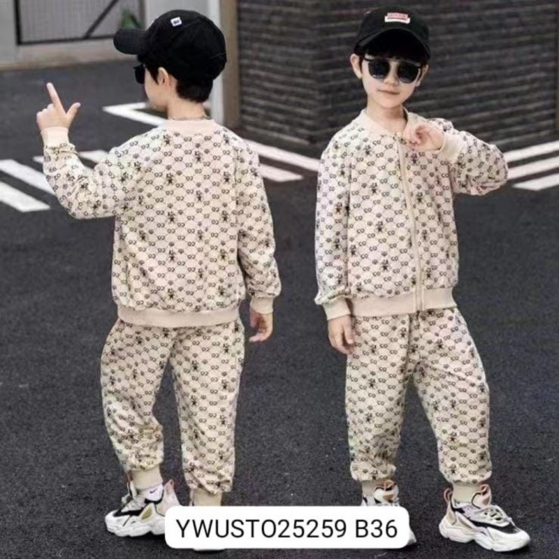 [BISA COD] GRA SET SWEATER OLGA ANAK COWOK IMPORT PREMIUM