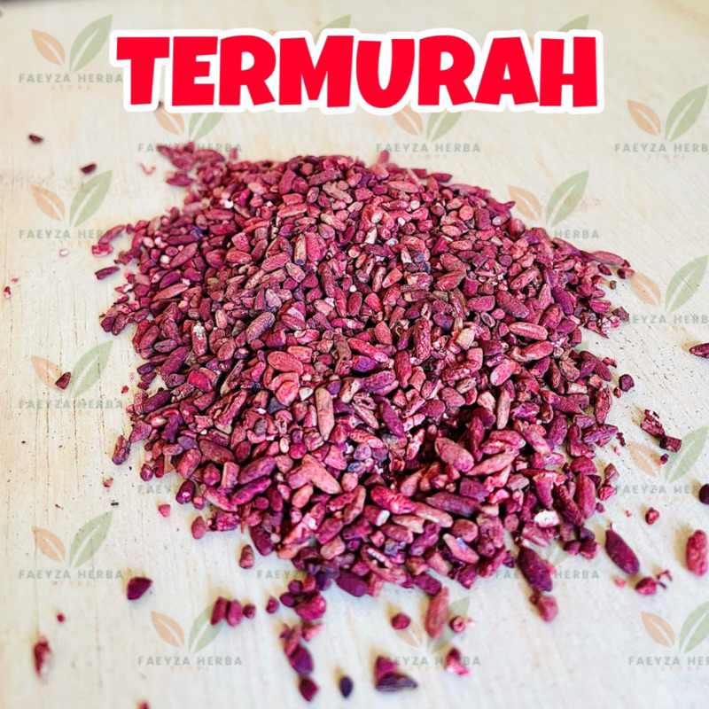 

angkak atau Beras ragi merah 100gr | rempah-rempah penambah trombosit