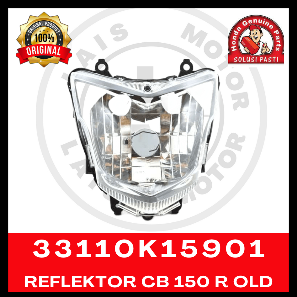 Reflektor Lampu Depan K15901 CB 150 R Old Bohlam Non LED 33110K15901 ORI AHM
