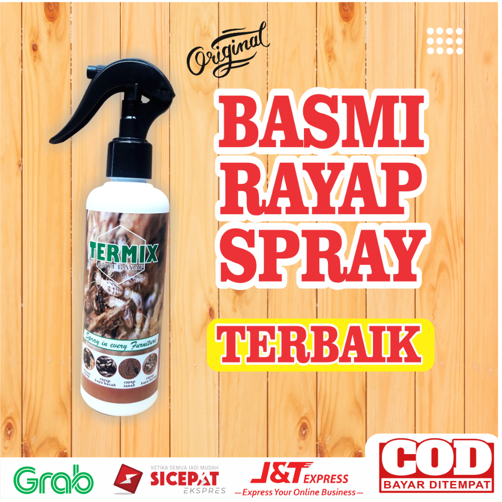 RACUN ANTI RAYAP KAYU OBAT PEMBASMI RAYAP KAYU SEMPROT AMPUH RAYAP TANAH RAYAP TEMBOK
