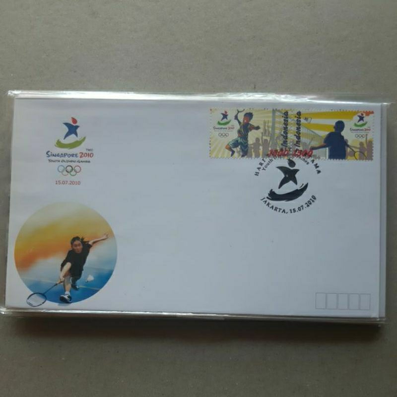 

Perangko SHP Indonesia Youth Olympic game singapore 2010 sampul 2 prangko