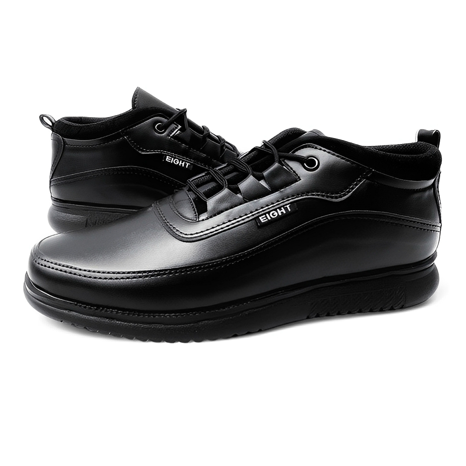 RA MANAGE - KICK VIGATS FULL BLACK SEPATU OXFORD wingtip moccasin  formal pantofel hitam buccheri st