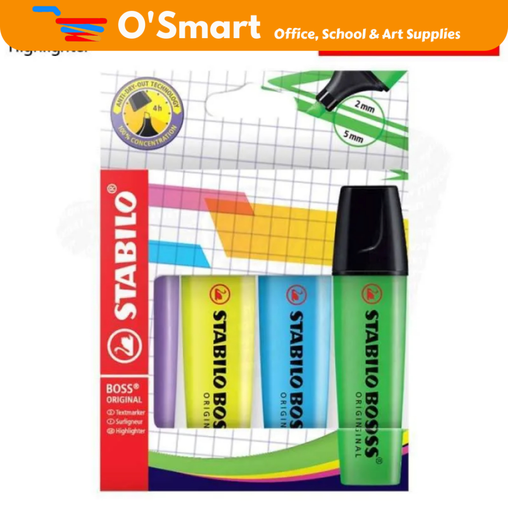 

Stabilo SET ISI 4 (LV,Y,B,G)