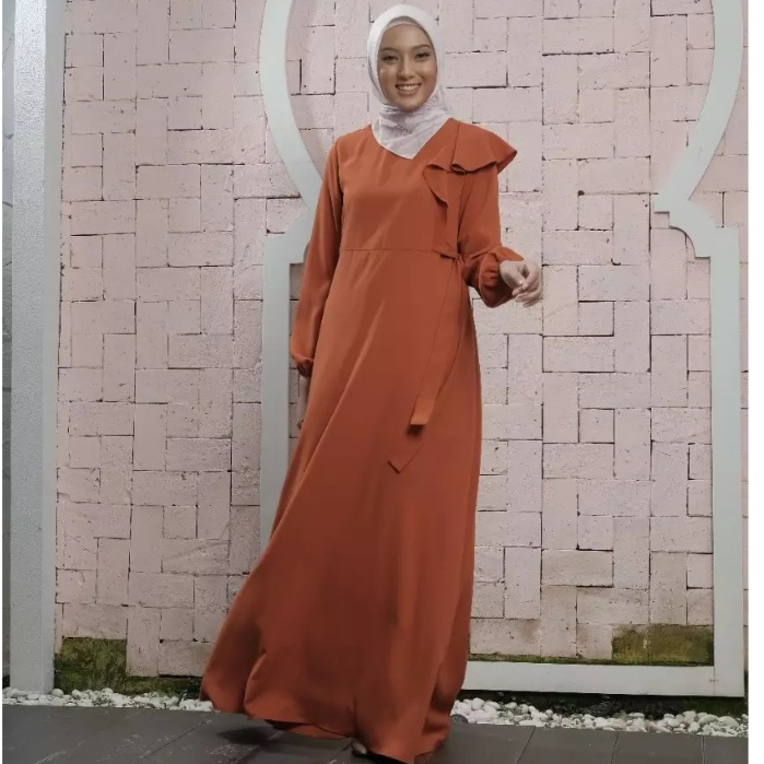 Aznia Dress Zoya Terracotta