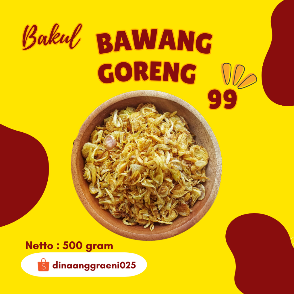 

Bawang Merah Goreng 99 Probolinggo Berat 500 gram