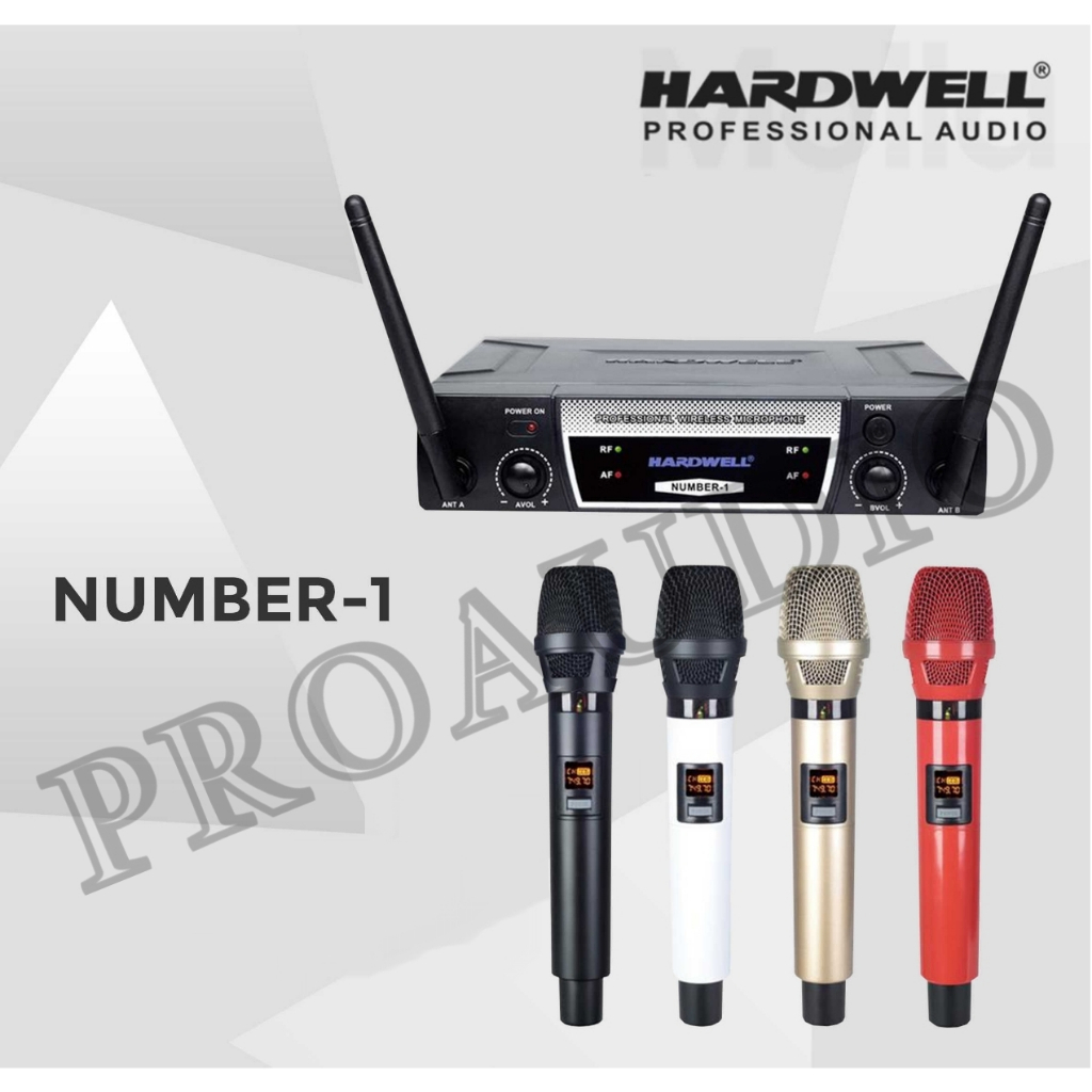 Mic Wireless Hardwell Number 1 / Number1 Original Microphone Hardwell