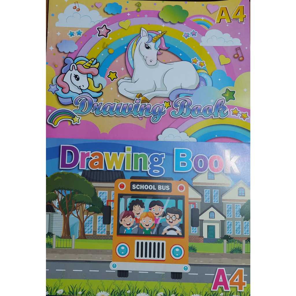 2 pc buku gambar drawing book A4