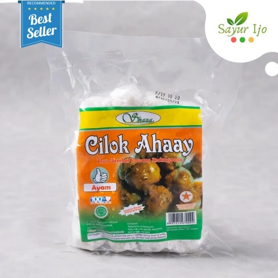 

Cilok Ahaay Rasa Ayam Shaza 250 Gram Fresh Frozen Cemilan Snack Instant Beku Daging Olahan Segar Bumbu Kacang