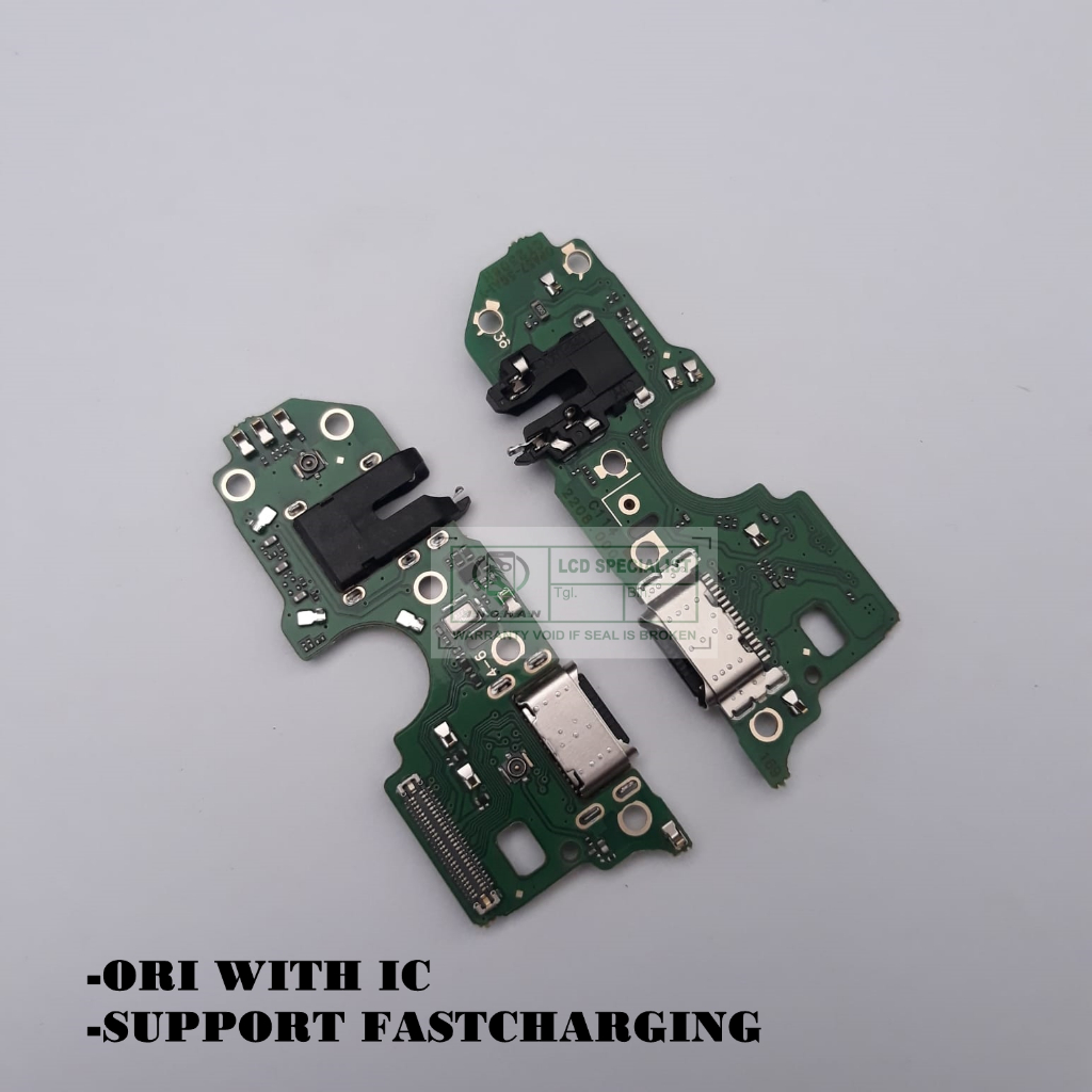 flexibel cas / board charger / papan cas oppo a57(4g/5g)/realme 8s +con h/f+mic ori with IC