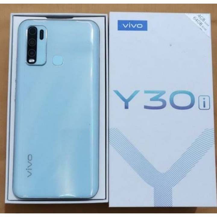 Vivo Y30i Biru Tosca muda Ram 4/64gb second