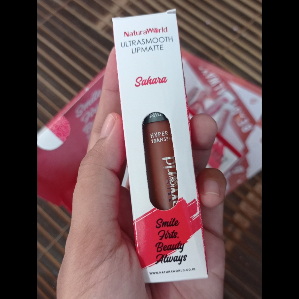 Lipmatte NaturaWorld Shade Sahara / NaturaWorld Lipmatte Ultrasmooth Sahara / Lipstik NaturaWorld