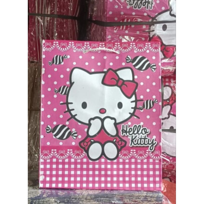 

Paperbag Bingkisan Snack Ultah | Tali Kertas | 20x10x25